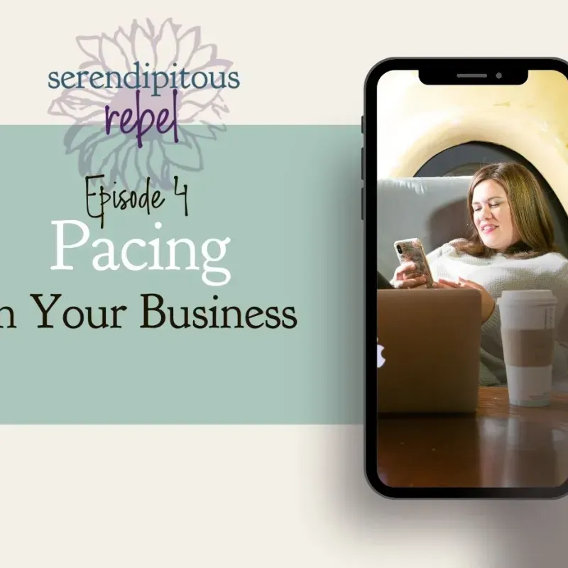 Ep. 04 Serendipitous Rebel Podcast - Pacing In Your Business