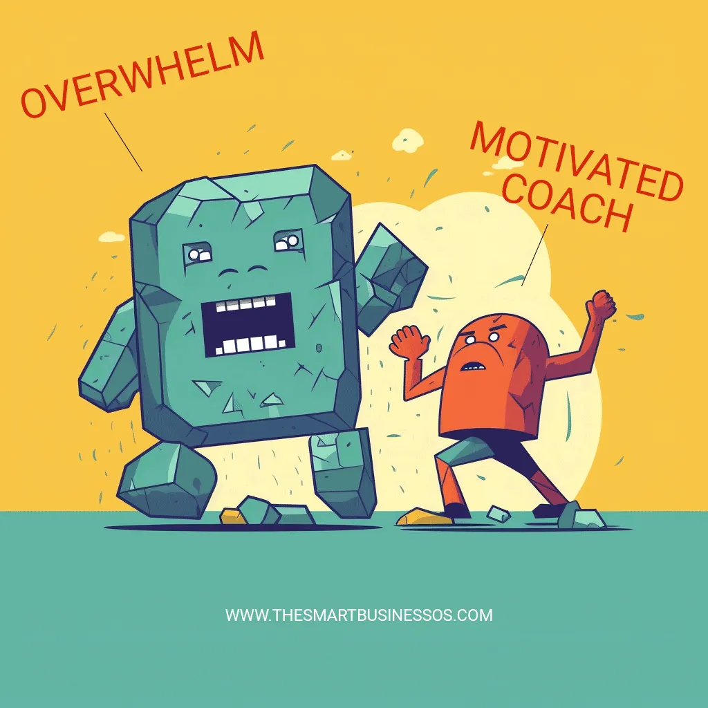 Coach Defeating Overwhelm!