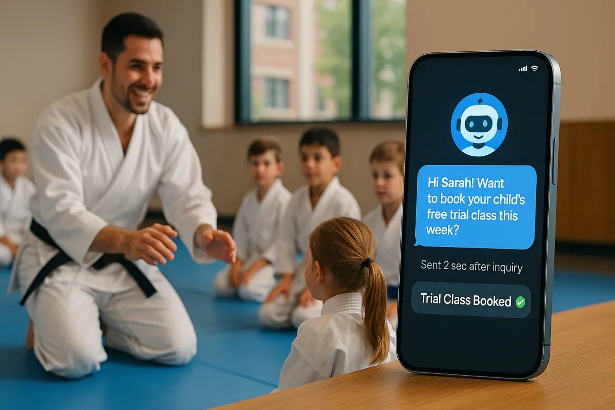 automated-follow-ups-for-martial-arts-dojo-lead-booking-ai-receptionist