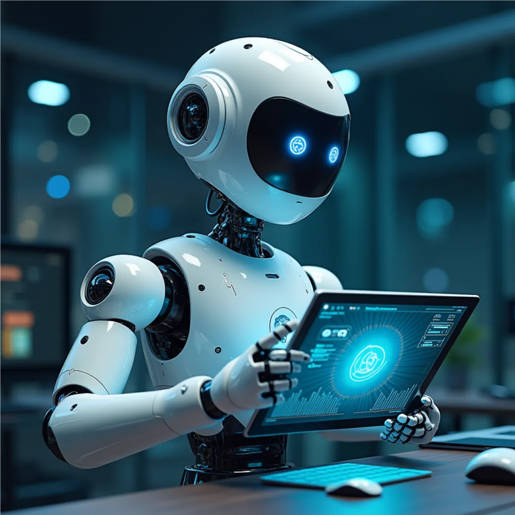 Business professionals conducting AI readiness assessment and strategic planning session