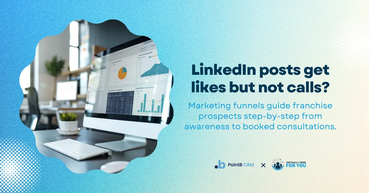 How Funnels Help Franchise Consultants Turn Awareness Into Booked Calls | Virtually Done For You | Andrea Viernes