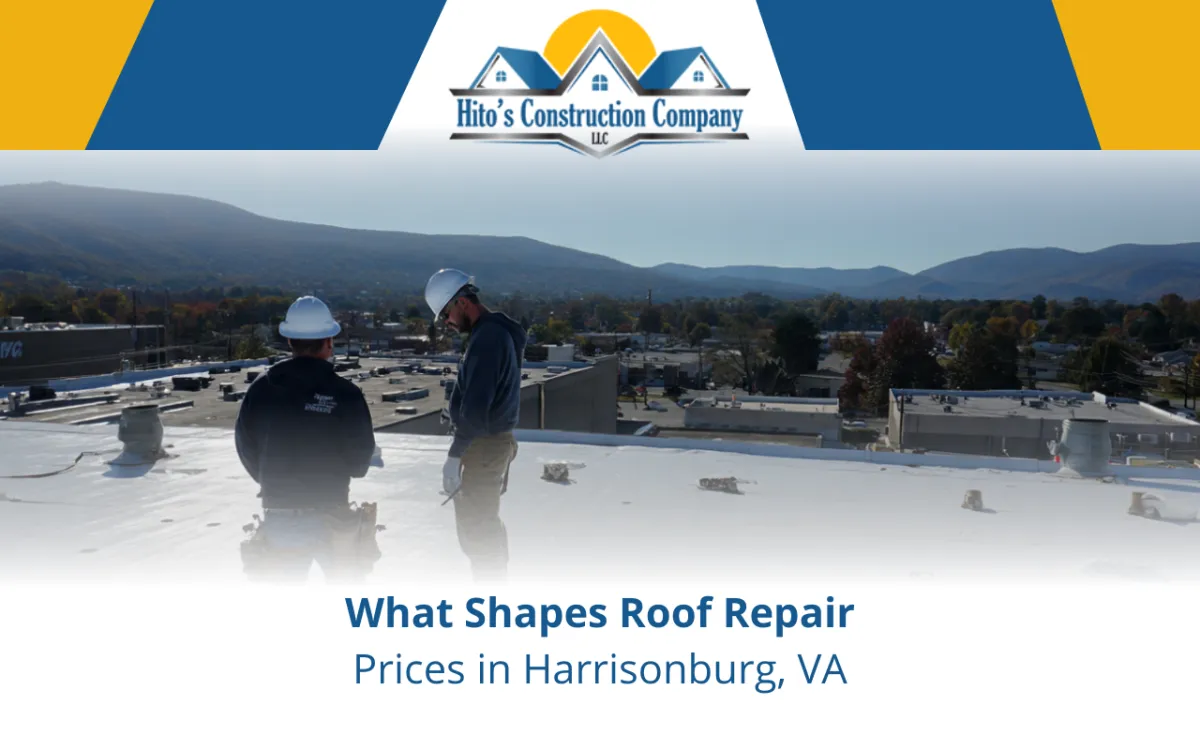 What Shapes Roof Repair Prices in Harrisonburg, VA