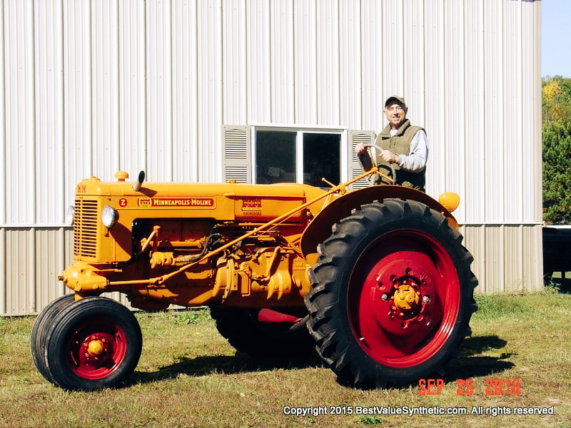 Jim on the Minneapolis Moline