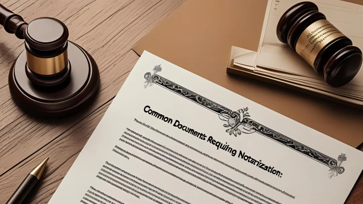 Notarization Documents