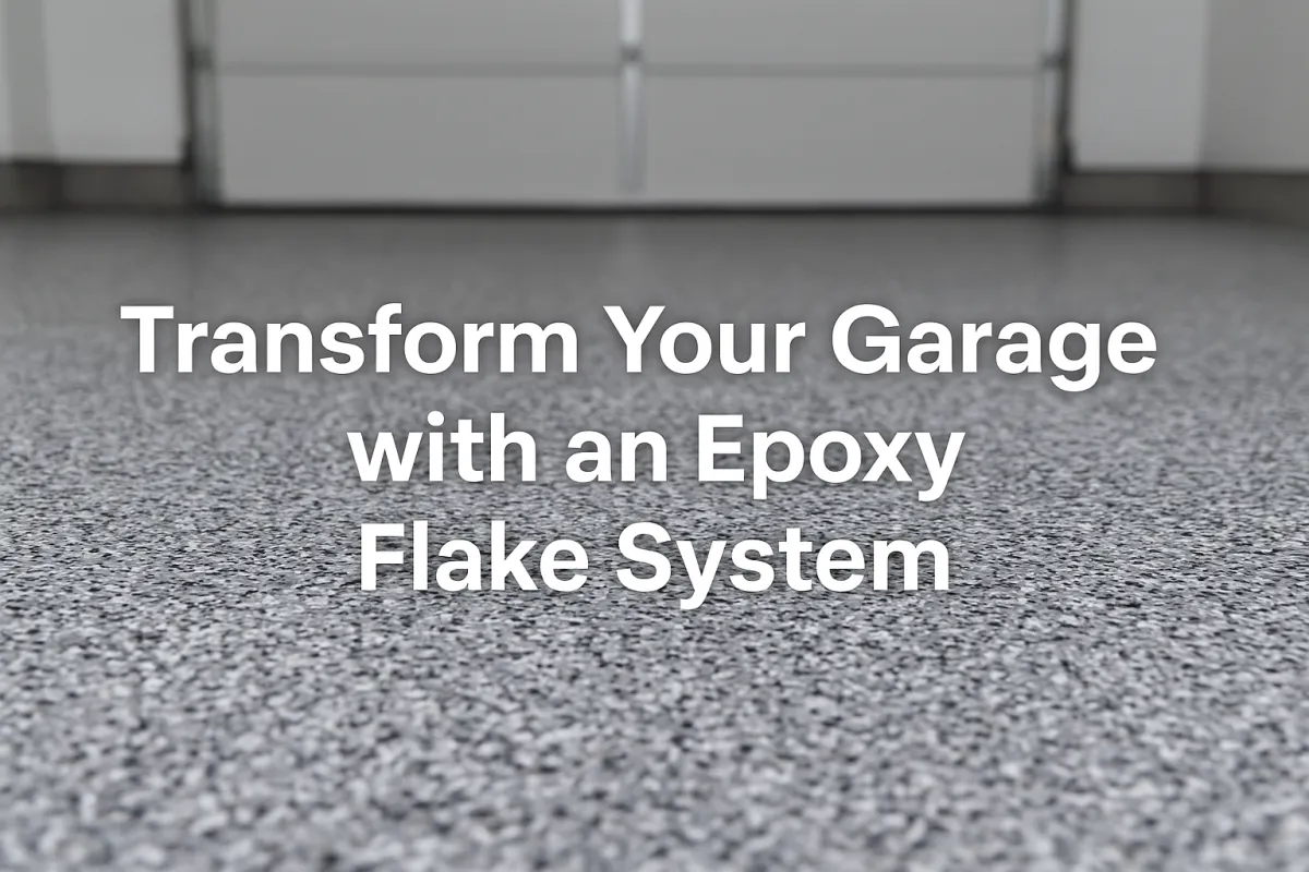 Epoxy Flake Systems: Durable, Decorative Garage & Patio Floors