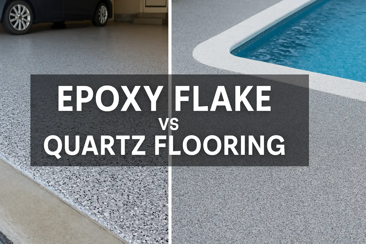  Epoxy Flake vs Quartz Flooring: What’s Right for Your Garage?