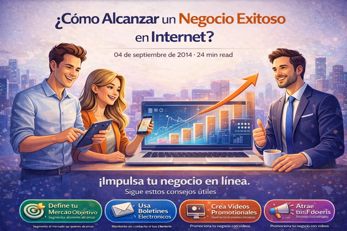 Como Alcanzar un Negocio Exitoso en Internet?