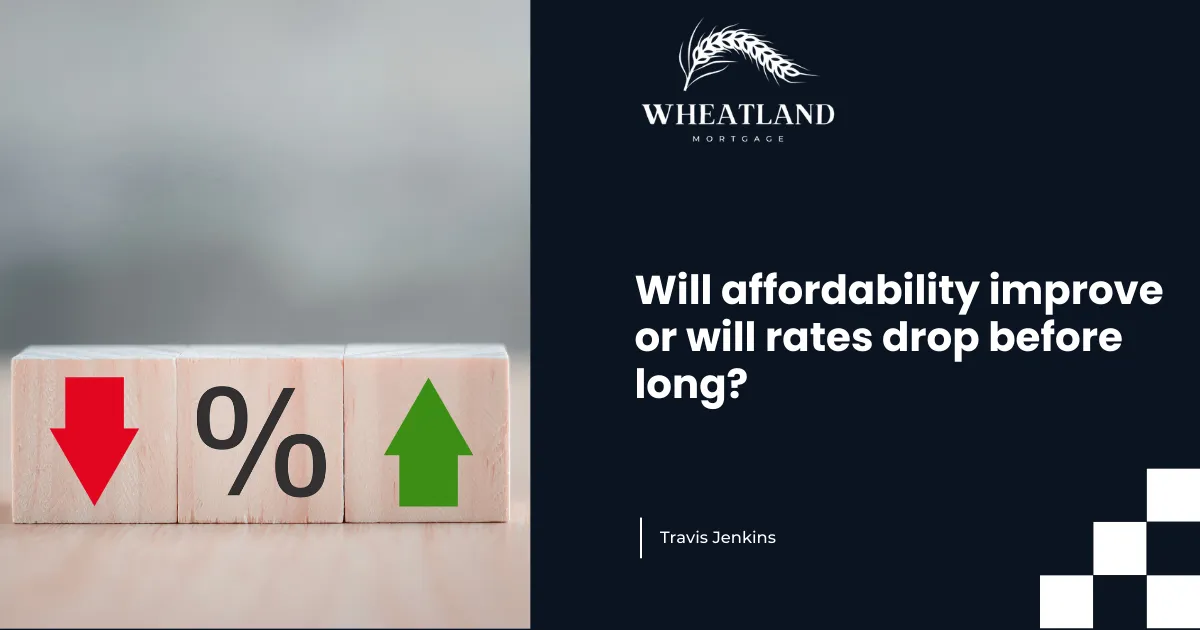 Will Affordability Improve or Will Rates Drop Before Long?
