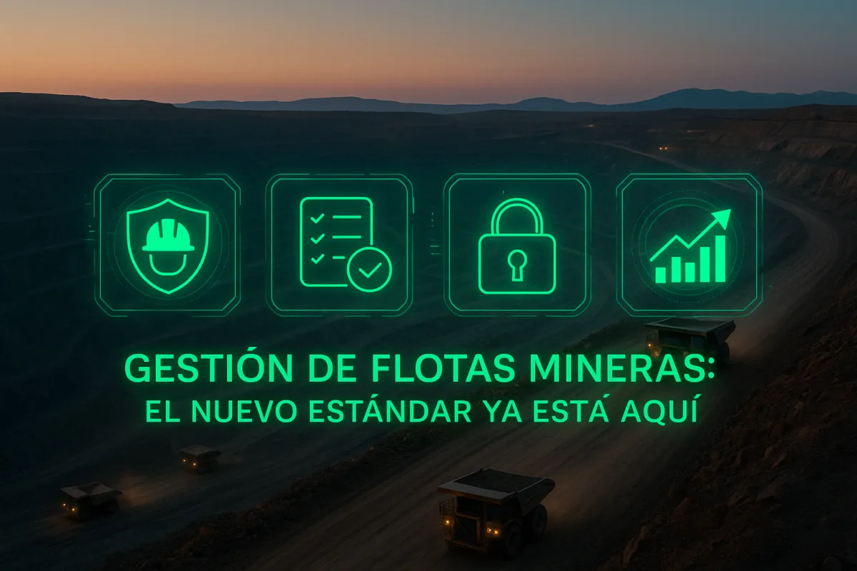 gestión de flotas mineras