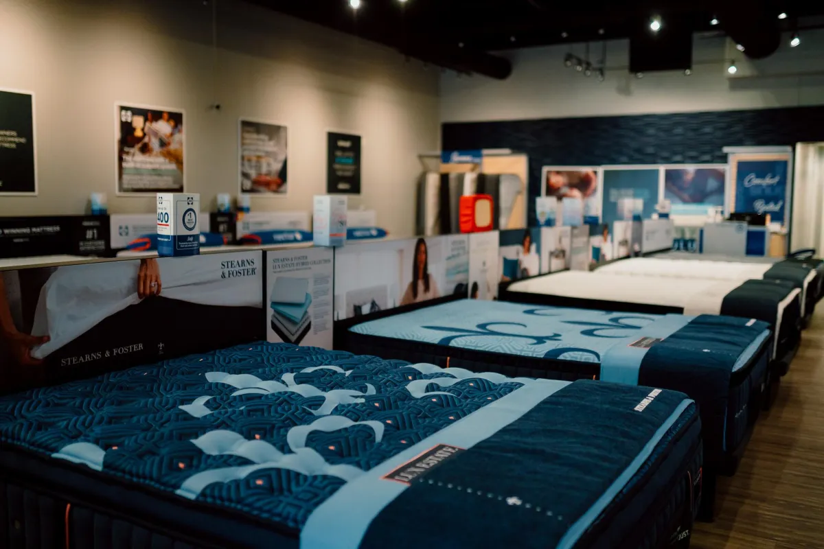 Inside a Snooze Mattress Co.