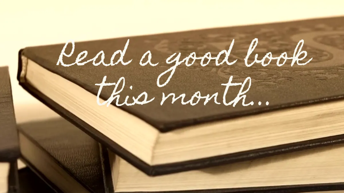 September: It's Read a New Book Month