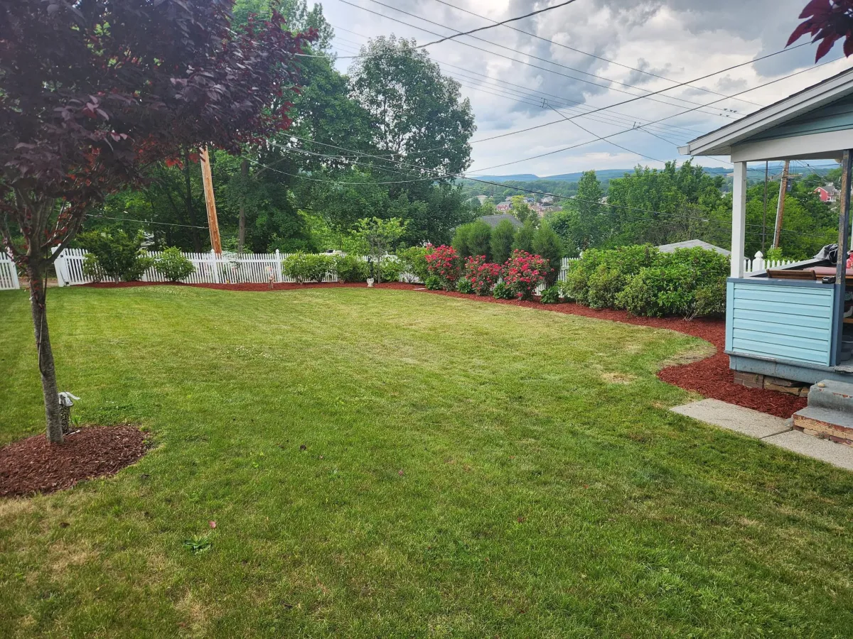 Blair county garden after services.