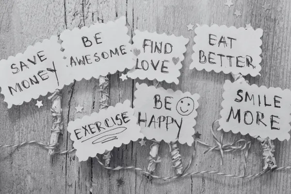 new years resolutions