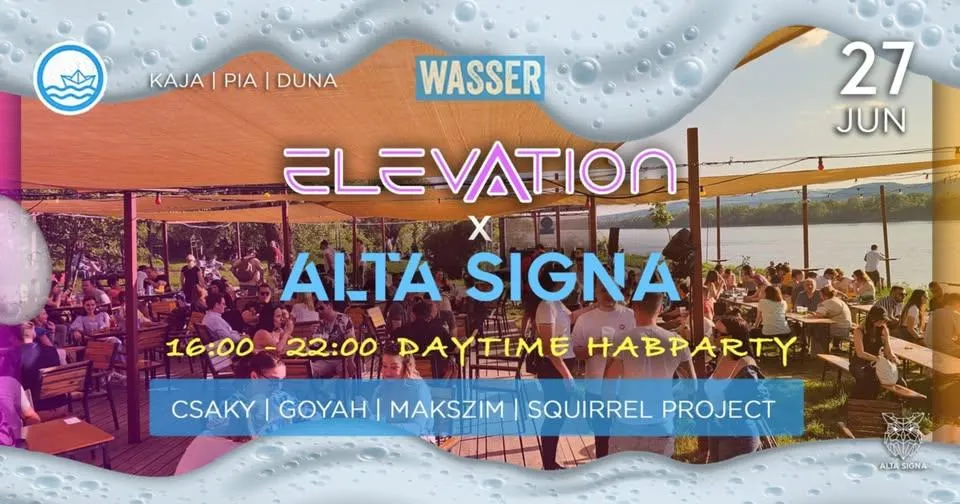 Ingyenes program a Duna-parton: Makszim & Friends – HABPARTY a Wasserben