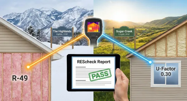 Navigating Energy Compliance: Why a REScheck for Insulation is Vital for Northern Utah Homes