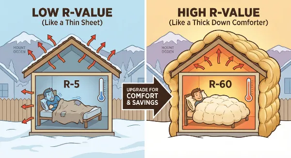 Understanding R-Value: A Homeowner's Guide to Measuring Insulation in Ogden, Utah