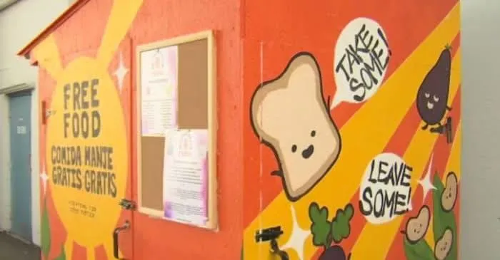 Volunteers open Neighborhood Fridge in Orlando to fight food insecurity