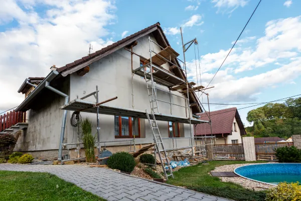 House under renovation