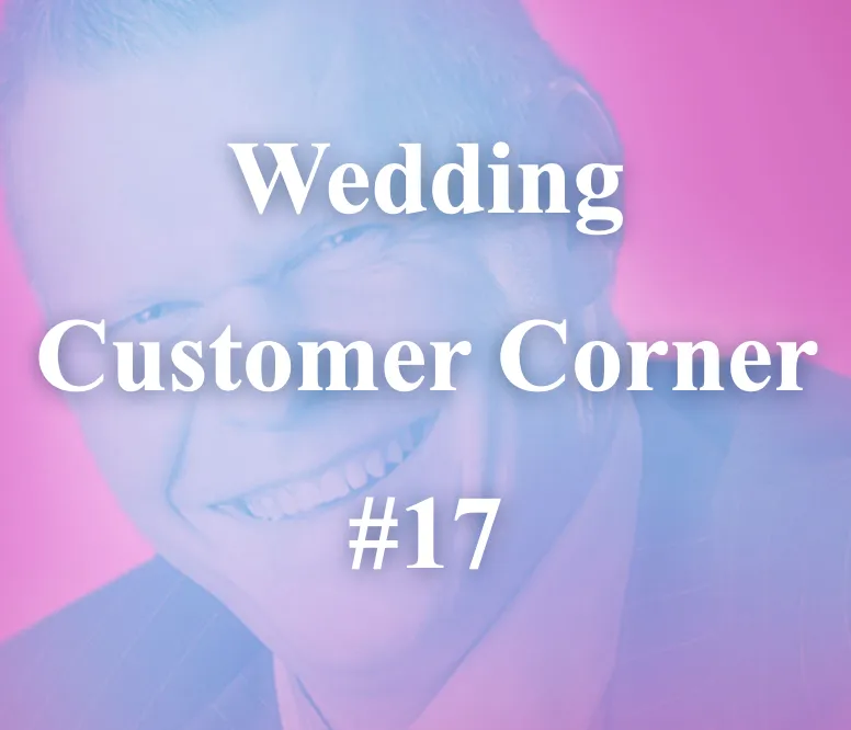 Wedding Customer Corner #17 - "Paint your canvas!"