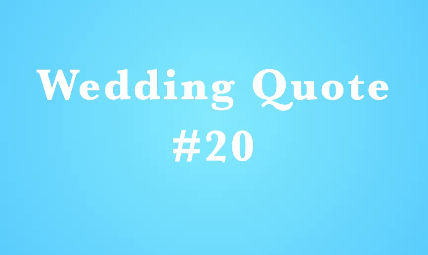 wedding quotes