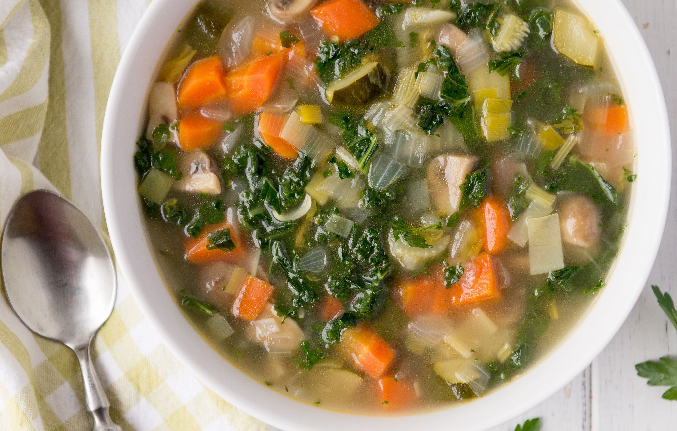 Hearty Bone Broth Root Vegetable Paleo Soup