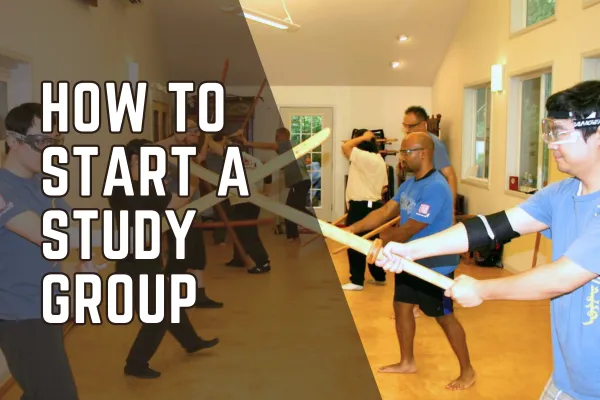 How to Start a Chinese Swordsmanship Study Group