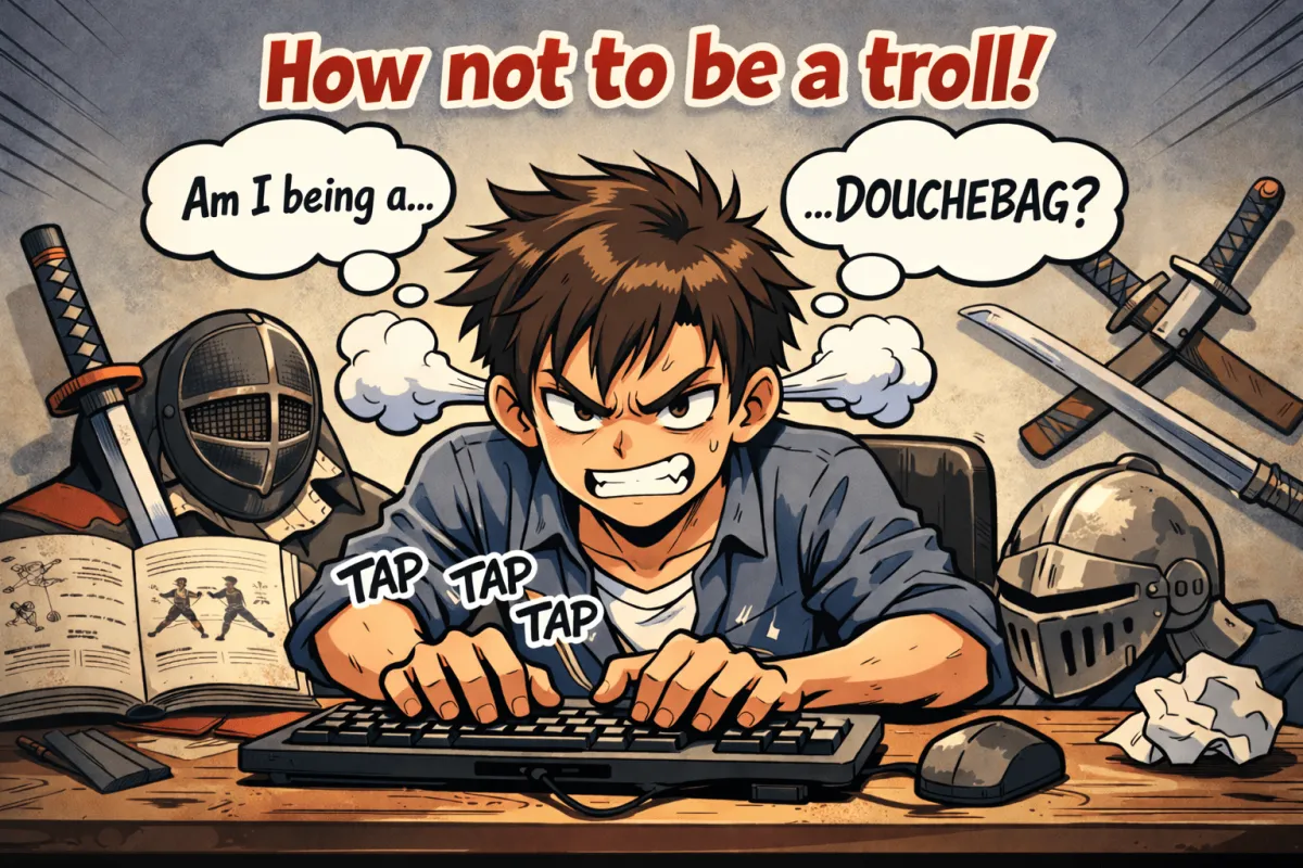 How Not to Be a Troll on Sword Social Media - Practical Etiquette for Sword Arts