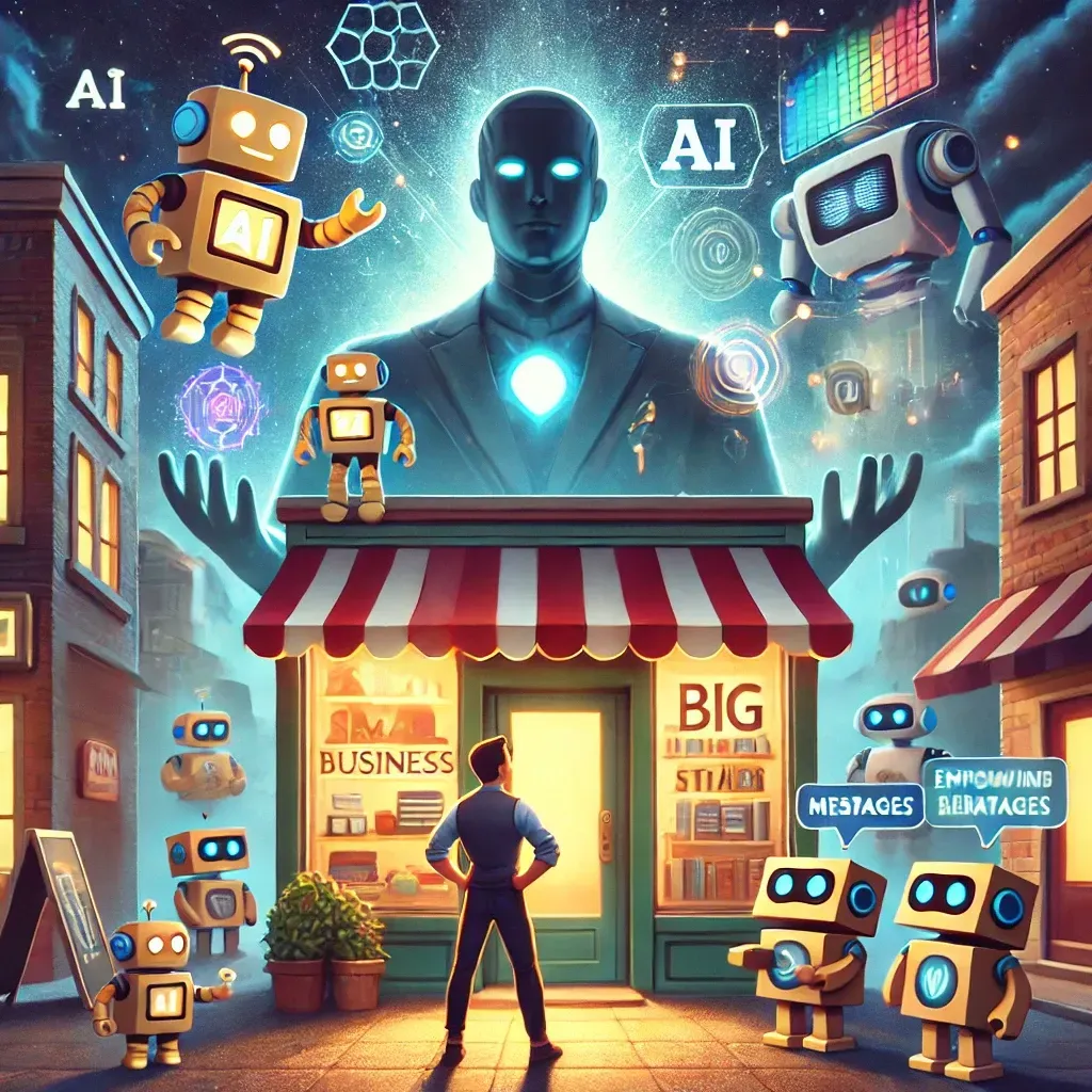 How Small Businesses Can Compete with Big Brands Using AI