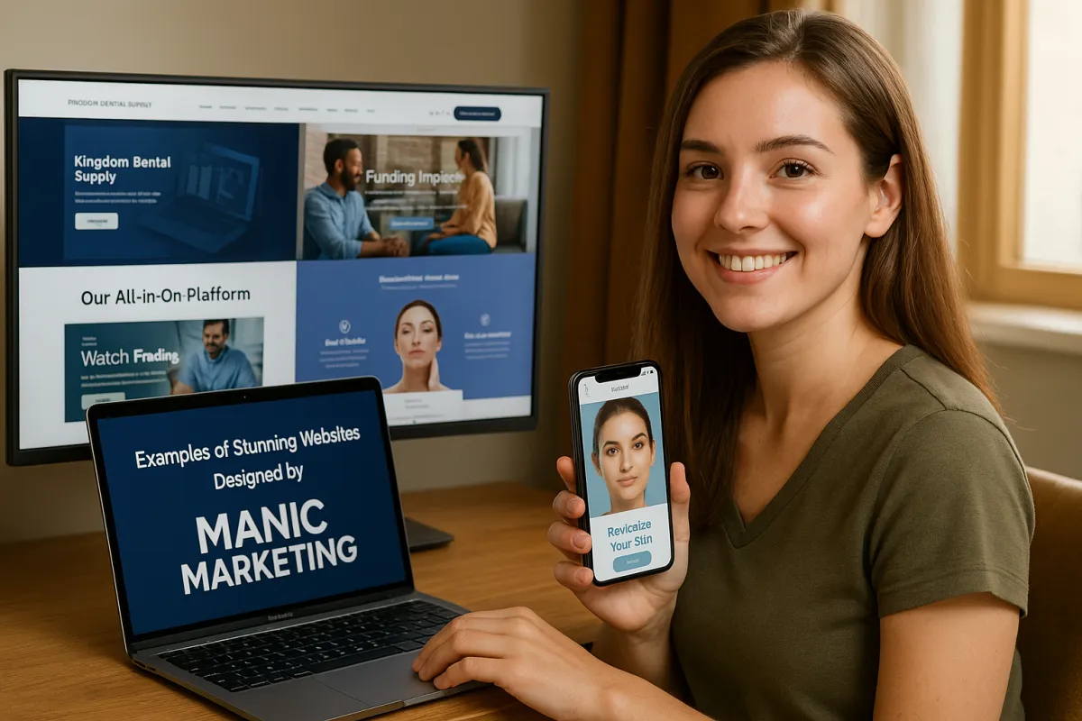 Examples of Stunning Websites Designed by Manic Marketing