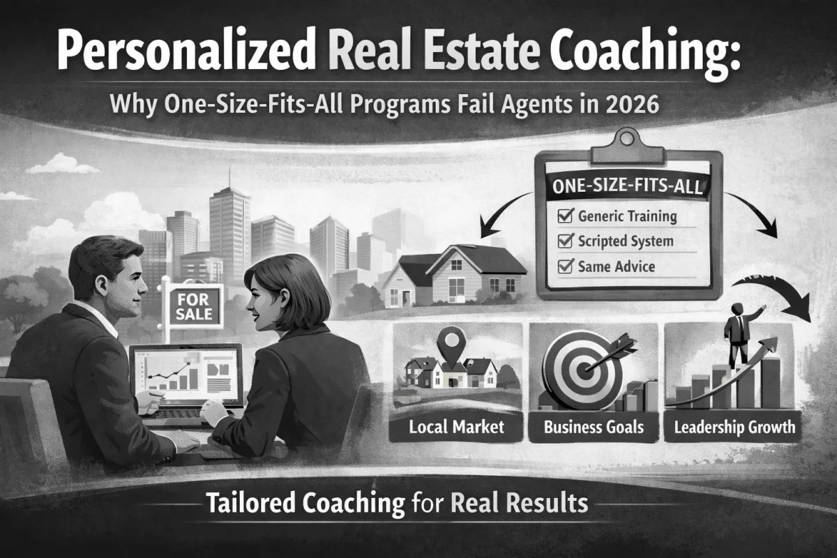 personalized real estate coaching for agents