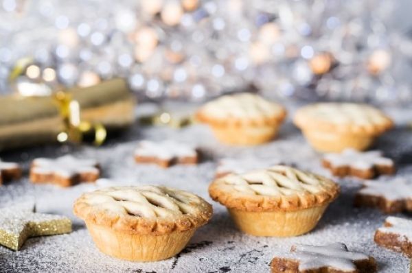mince pies and fairy lights