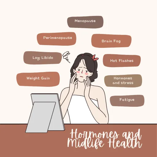 Woman in her 40s with normal labs but still exhausted, looking at her blood work results