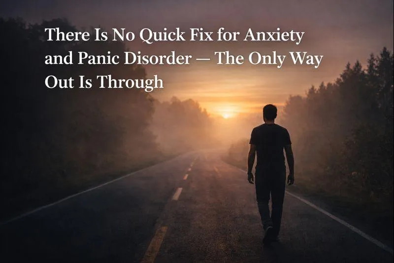 no quick fix for anxiety and panic disorder