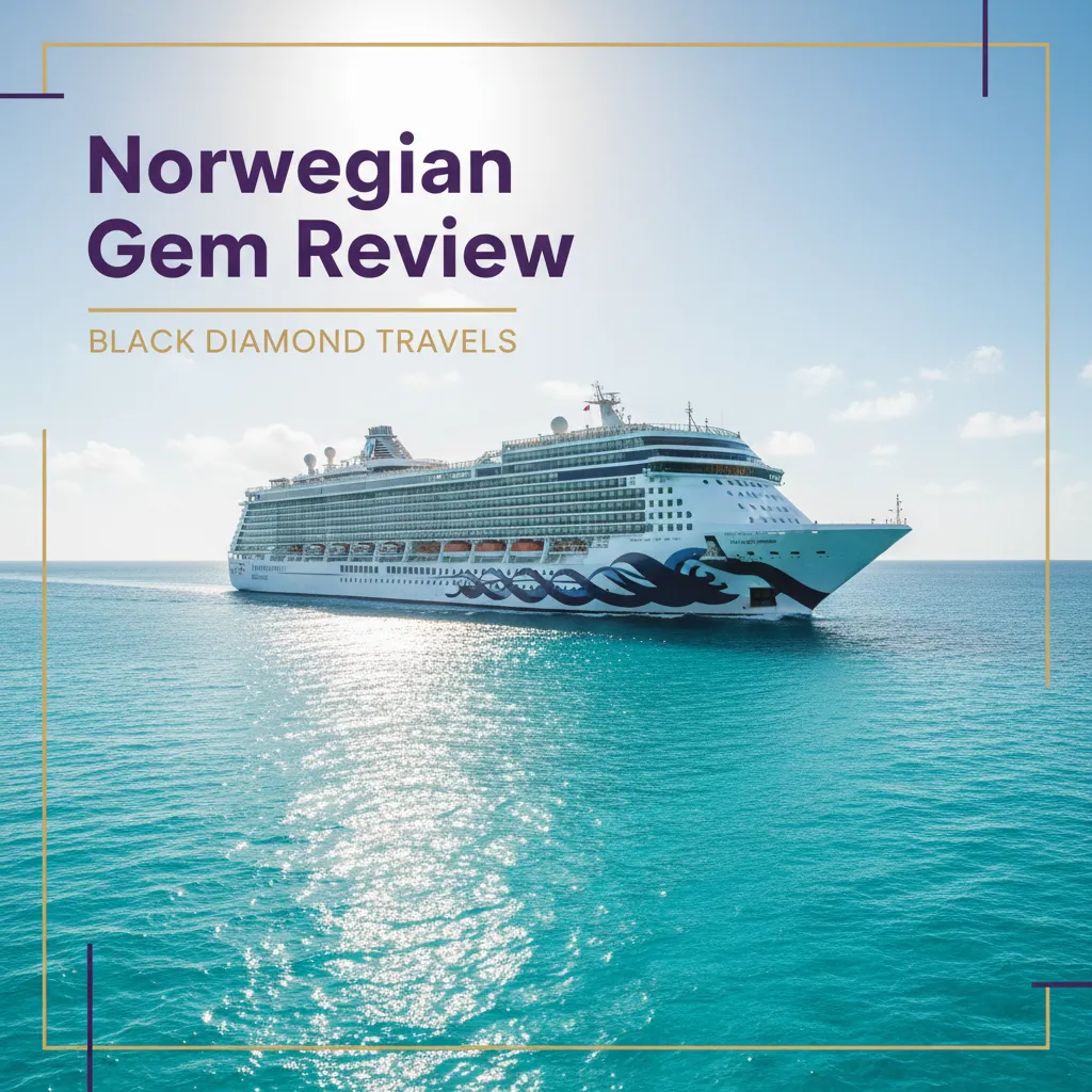 cruise ship sailing at see with the caption Norwegian Gem Review