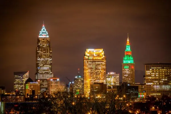 cleveland ohio skyline