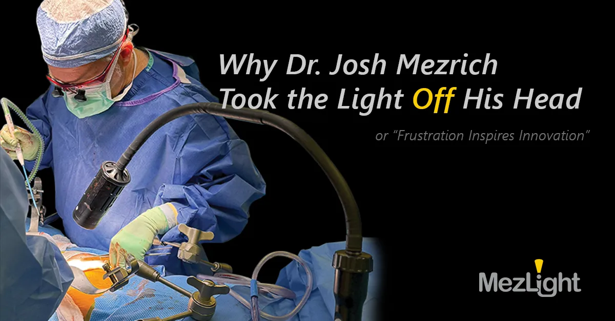 Dr. Josh Mezrich in the OR