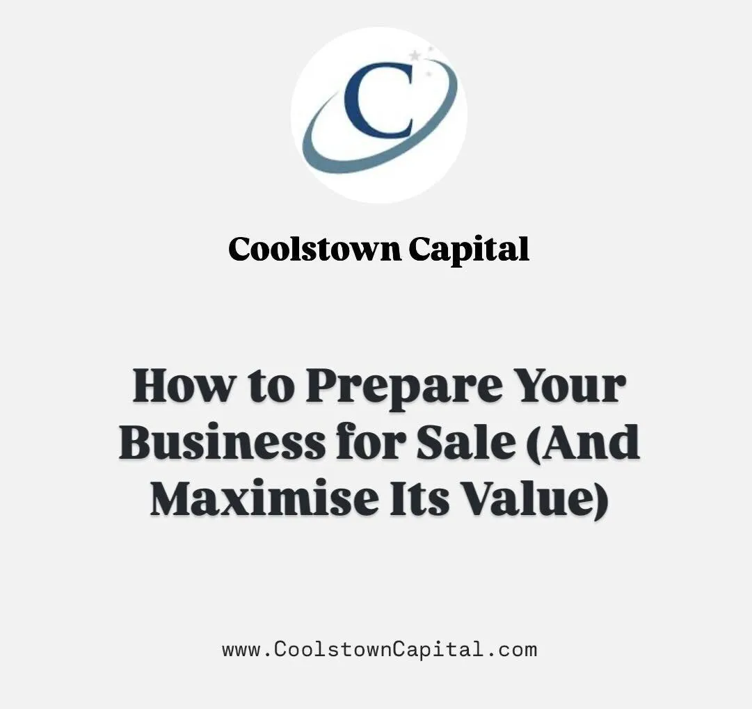 Thinking about selling your business in the next few years?


