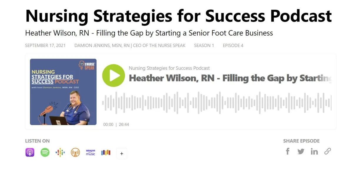 Nursing Strategies for Success Podcast