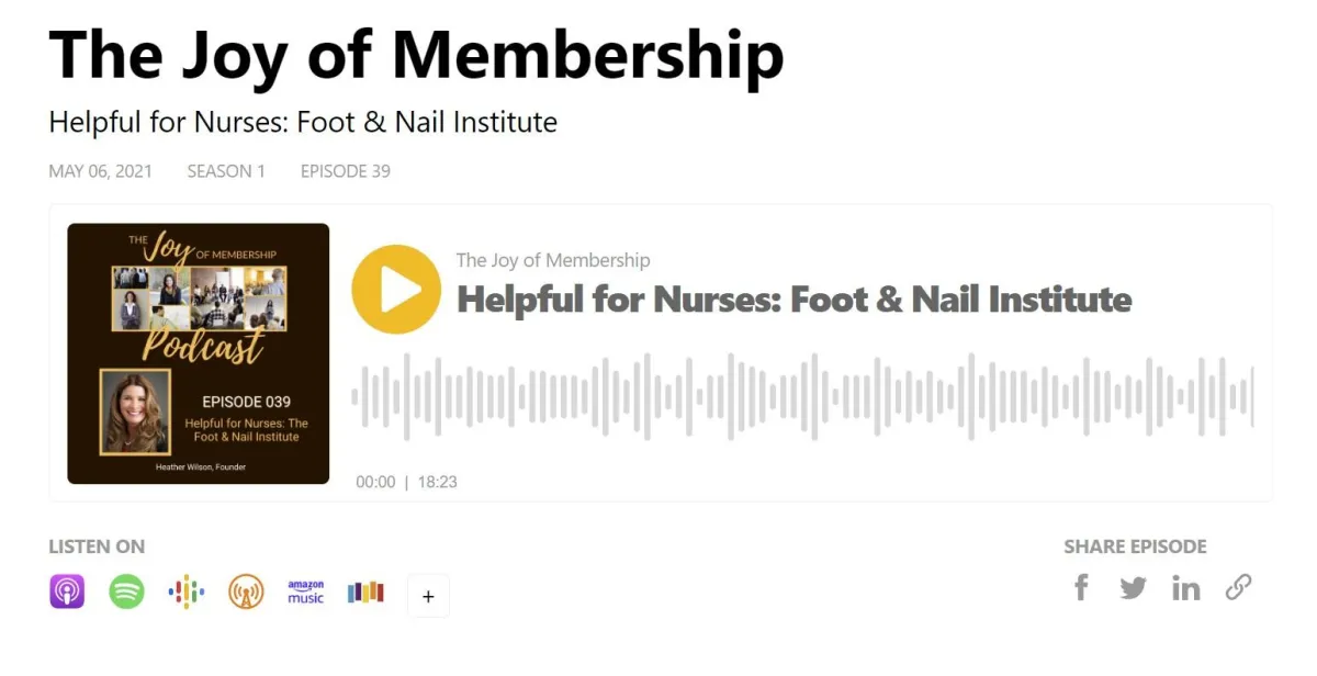 The Joy of Membership Podcast