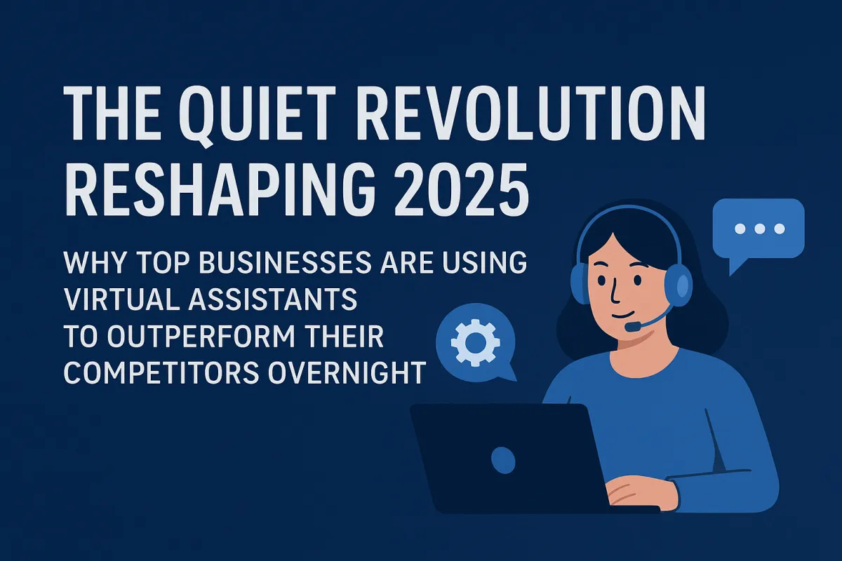 The Quiet Revolution Reshaping 2025: Why Top Businesses Are Using Virtual Assistants to Outperform Their Competitors Overnight