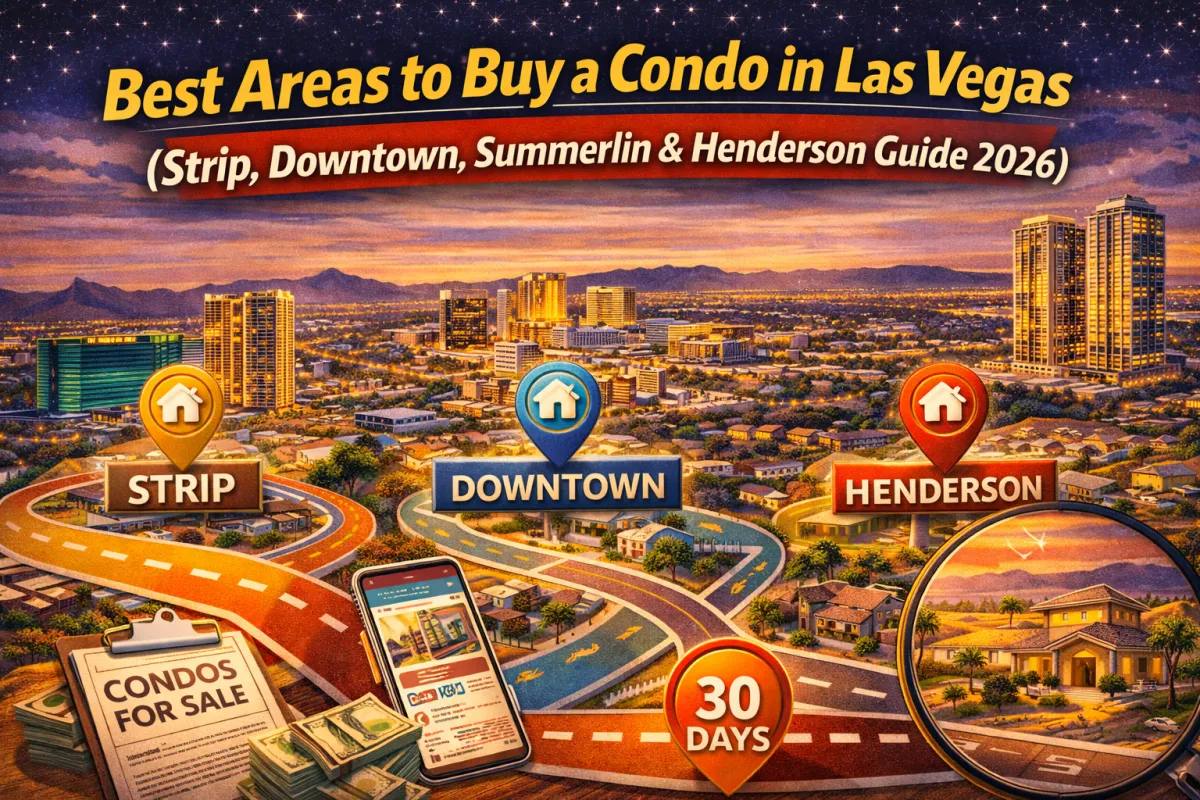 Best Areas to Buy a Condo in Las Vegas (Strip, Downtown, Summerlin & Henderson)