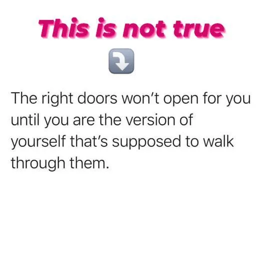 Myth: You Have To Be Before You Have