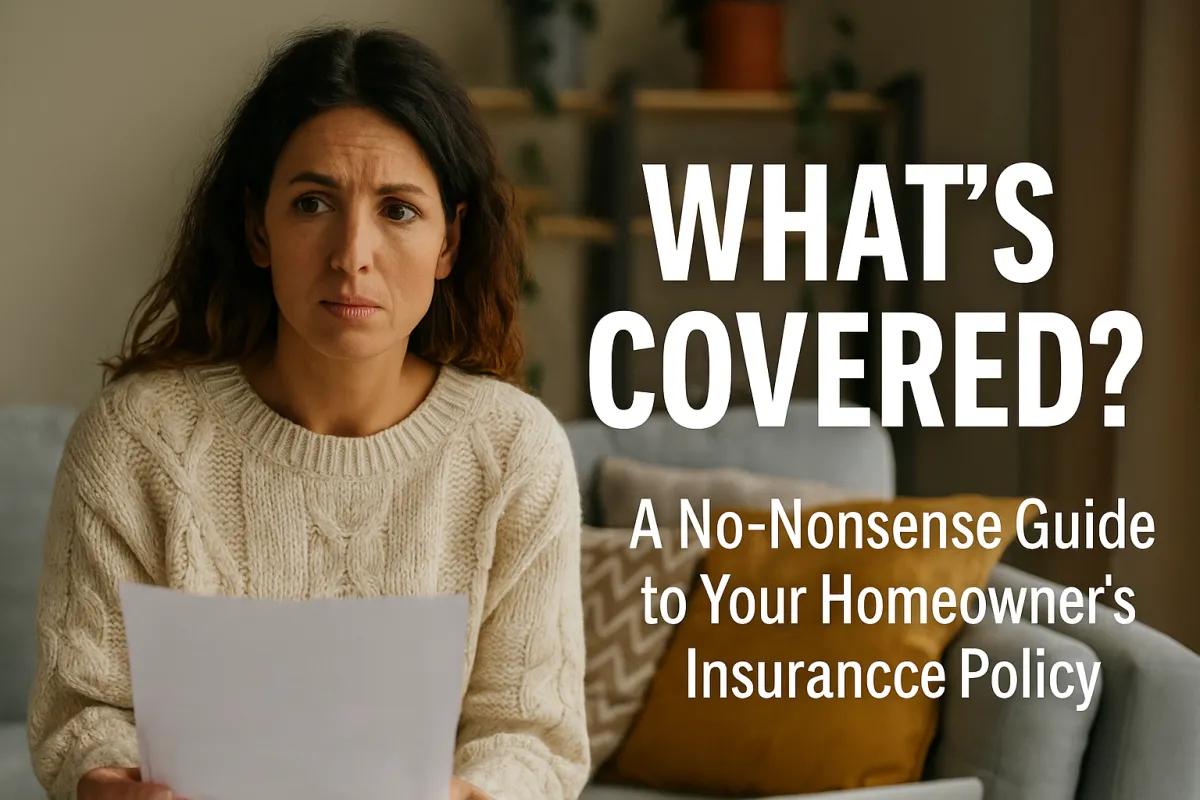 What’s Covered? A No-Nonsense Guide to Your Homeowner’s Insurance Policy
