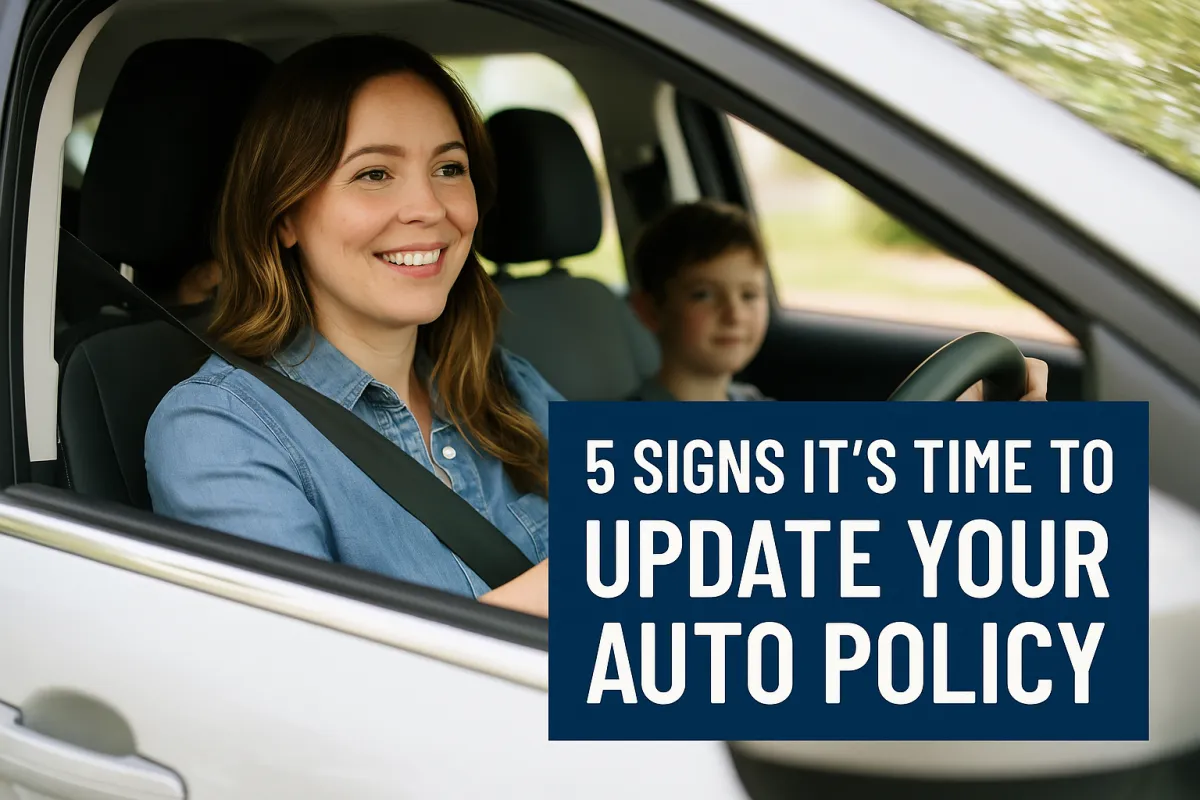 5 Signs It’s Time to Update Your Auto Policy
