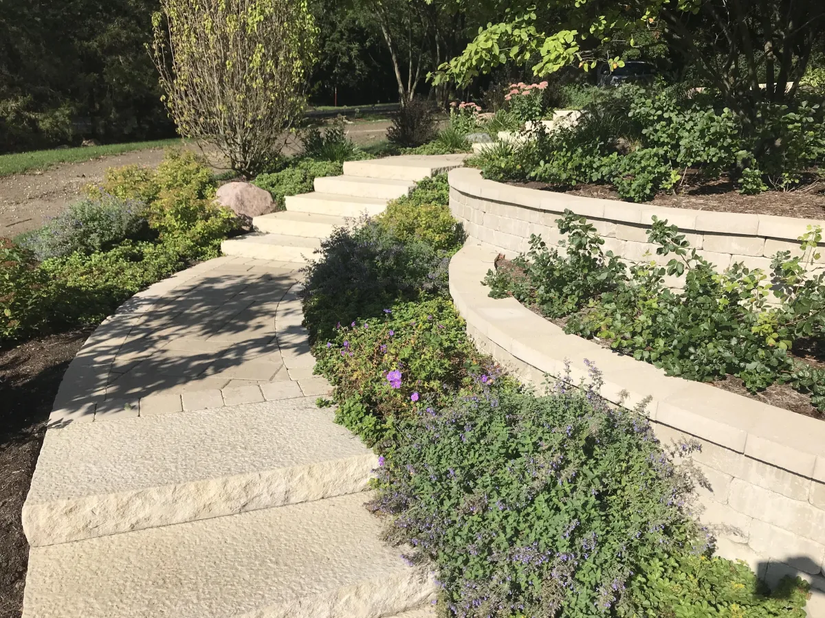 Garden Wall located in Barrington Illinois