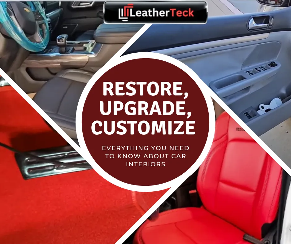 Guide for car vehicle interior restoration