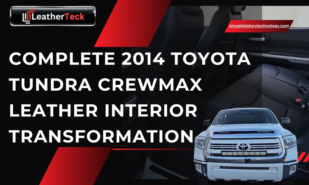 2014 Toyota Tundra Crewmax DIY Guide