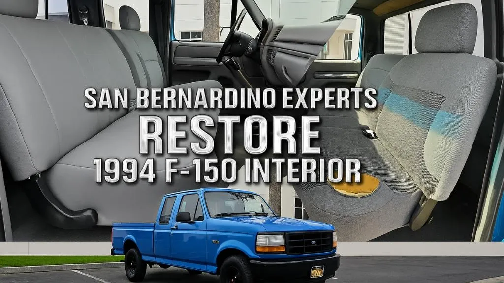 Guide for car vehicle interior restoration