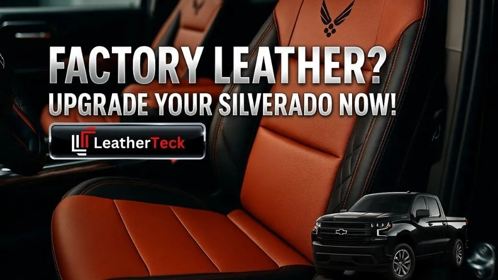 2024 Chevy Silverado 1500 with custom LeatherTeck luxury seat upgrade
