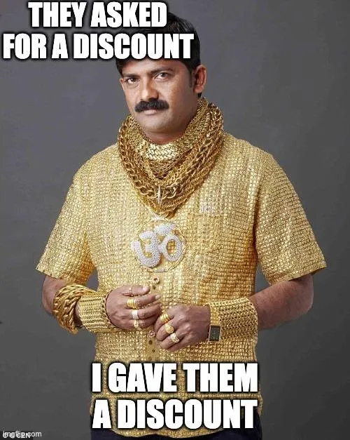 Turn "discounts" into bookings